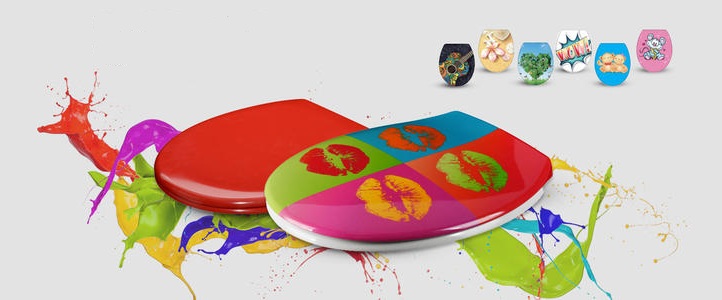 colorful urea toilet seat cover making