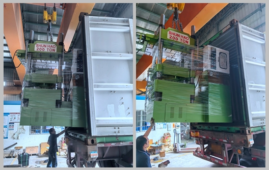 شحنة ماكينة تشكيل أدوات المائدة الميلامين من شونهاو بسعة 200 طن