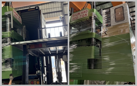 شحنة آلات ضغط أدوات المائدة الميلامينية الأكثر مبيعًا من Shunhao بسعة 300 طن