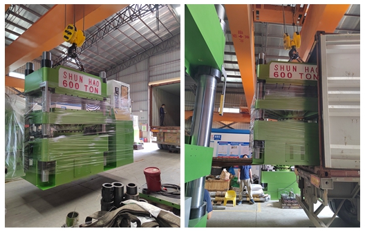 شحنة آلة تشكيل أدوات المائدة الميلامين 600 طن - مصنع Shunhao